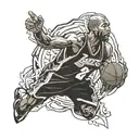 kobe bryant logo tattoo design idea