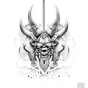 adidas deadth viking tattoo design idea