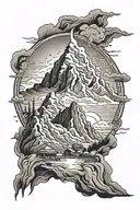 mount kailash mountain tattoo tattoo design idea