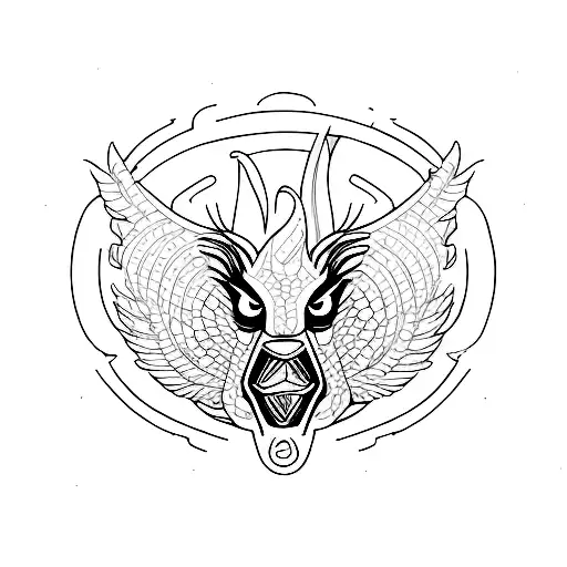 griffin  tattoo design idea