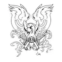 griffin  tattoo design idea