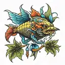 shiny umbrion tattoo design idea