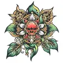 shiny umbrion tattoo design idea