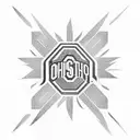 Ohio State Block O tattoo design idea