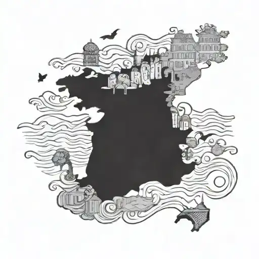 a small tattoo that represents a trip to spain for me and my aunt small tattoo  tattoo design idea