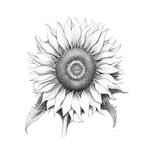 1 Corinthians 16:14 with sunflower tattoo design idea