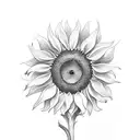 1 Corinthians 16:14 with sunflower tattoo design idea