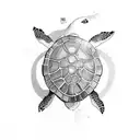 Turtle gbs tattoo design idea