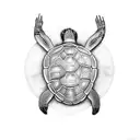 Turtle gbs tattoo design idea