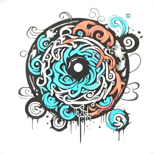 Anxiety tattoo design idea