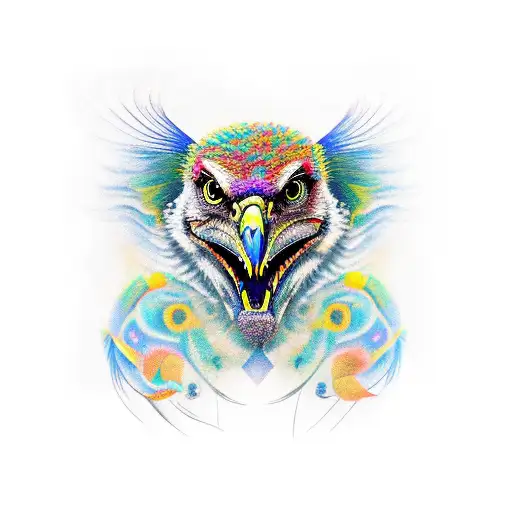 Cara de cuervo  tattoo design idea