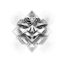 Cara de cuervo  tattoo design idea