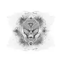 Cara de cuervo  tattoo design idea