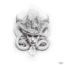 punk tattoo design idea