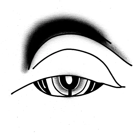 pupil and eyelid incorporating a semicolon tattoo design idea