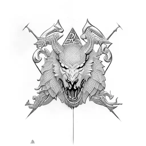 ramos family crest tattoo design idea