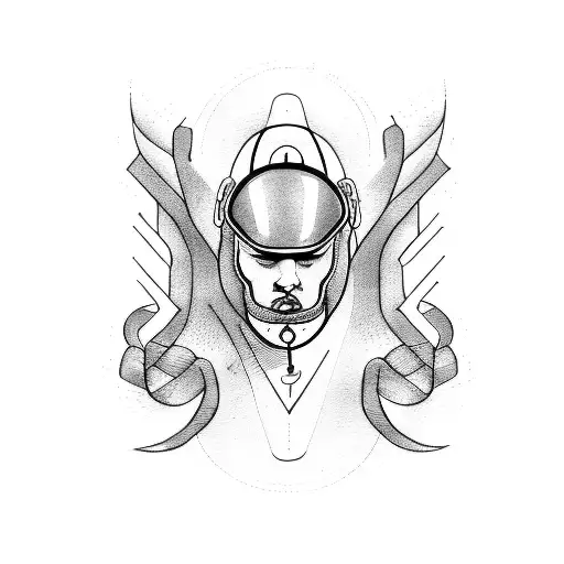 athlete triathlon run bike swim tattoo design idea