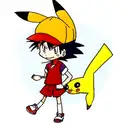 ash ketchum with pikachu tattoo design idea