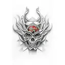 Lich  tattoo design idea