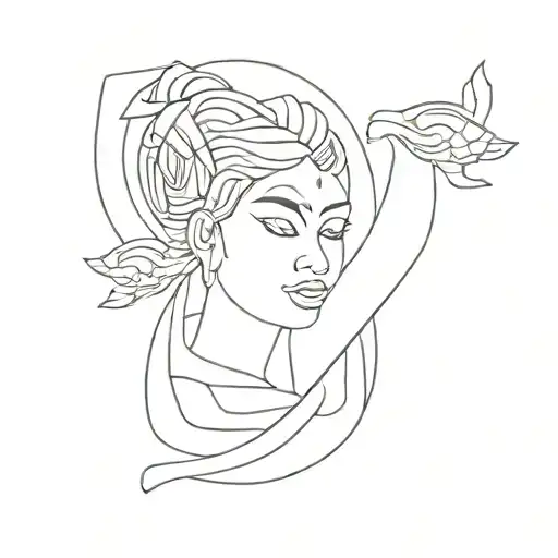 Ashoka's ☀️ tattoo design idea