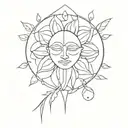 Ashoka's ☀️ tattoo design idea