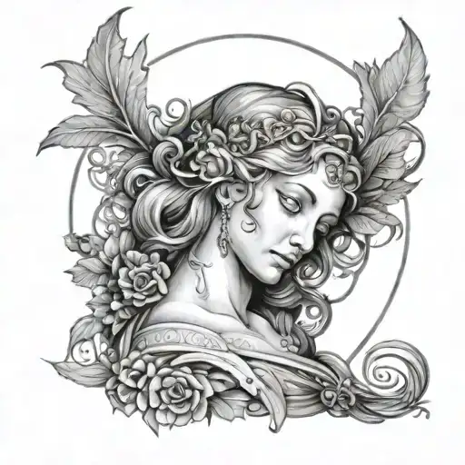 Renaissance tattoo design idea