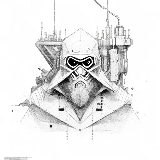 Hacker tattoo design idea