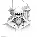 Hacker tattoo design idea