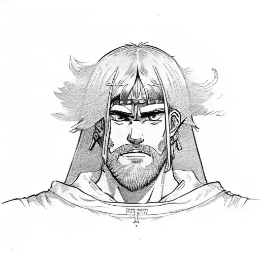 Thorfinn from Vinland saga tattoo design idea