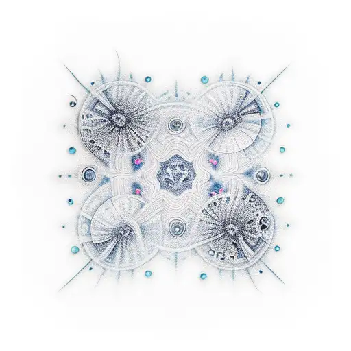 cosmic microwave background tattoo design idea