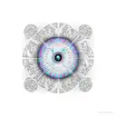 cosmic microwave background tattoo design idea