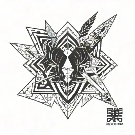 tatoo about anime, liké SNK, my Heroes Academia, démon slayer  tattoo design idea