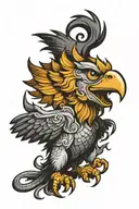 Griffin tattoo design idea