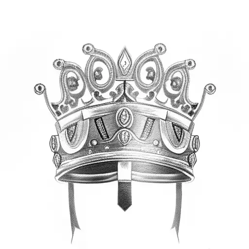 caesar Crown tattoo design idea