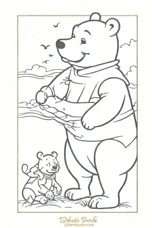 taylor swift lyrics winnie the pooh tattoo design idea