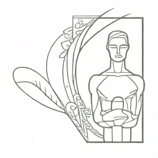 The oscar award tattoo design idea