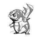 charmander tattoo design idea