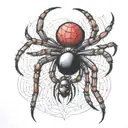 spider tattoo design idea
