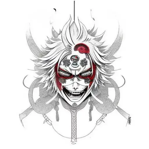 ken kaneki tokyo ghoul tattoo design idea