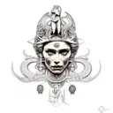 hecate tattoo design idea