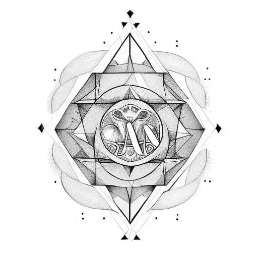 black work including the words " carpe diem" hidden  tattoo design idea