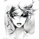 fairy tattoo design idea