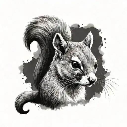 ratatoskr tattoo design idea