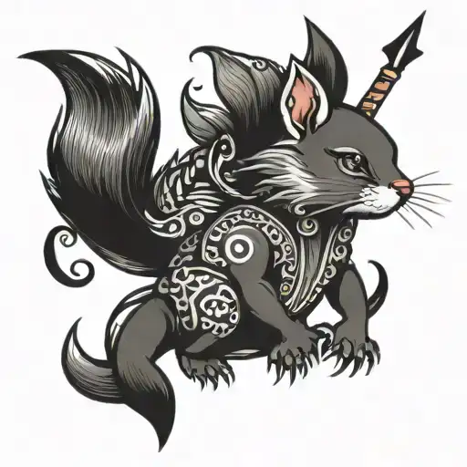 ratatoskr tattoo design idea