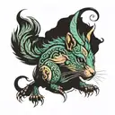 ratatoskr tattoo design idea
