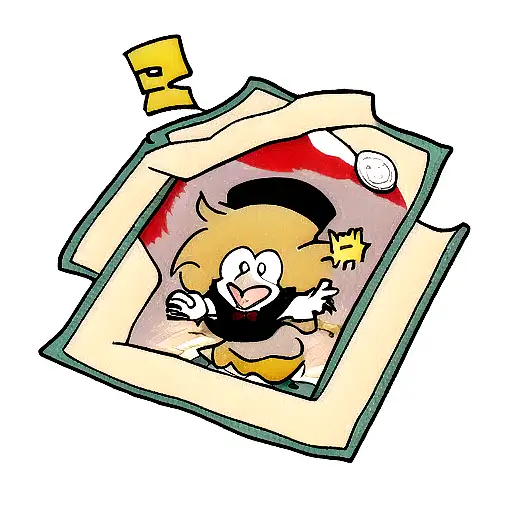 Scrooge mcduck swimming in money tattoo design idea