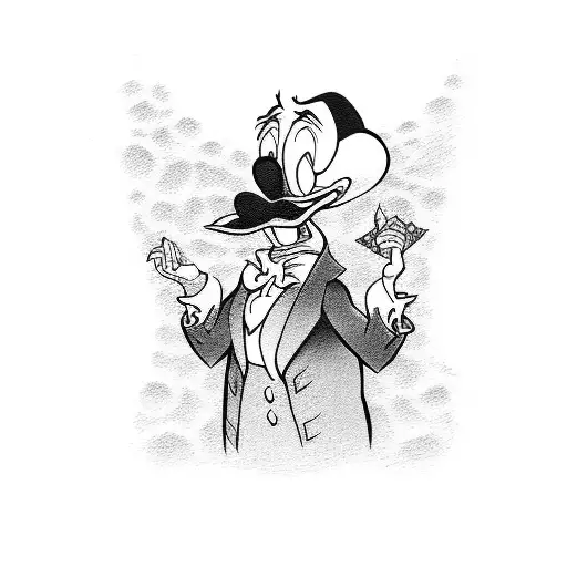 Scrooge mcduck tattoo design idea