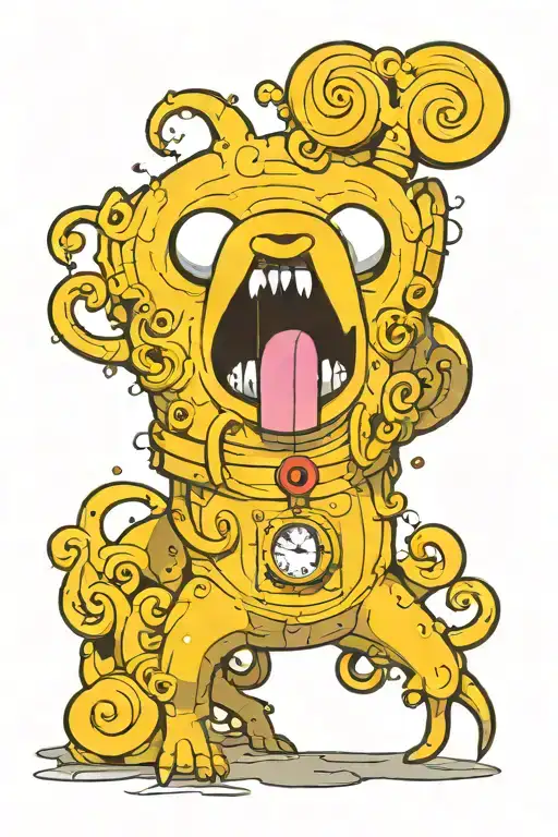 god from Adventure time tattoo design idea