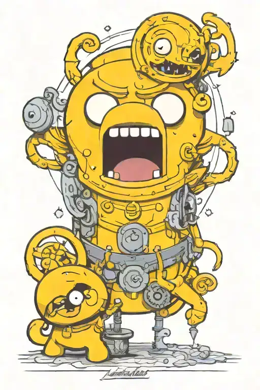 god from Adventure time tattoo design idea