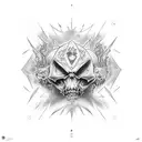 covinhas mob psycho tattoo design idea